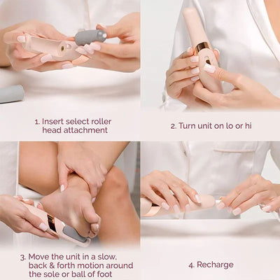 Rechargeable Foot File for Heels Grinding